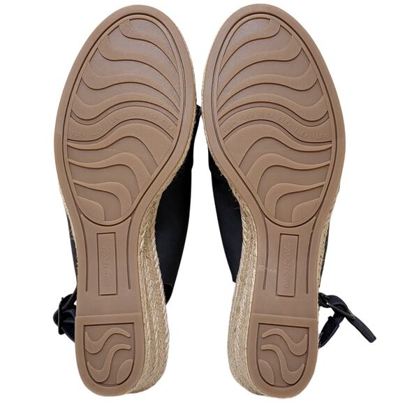 Easy Street Women Maureen Slingback Espadrille Sandals Size US 8.5M Navy Blue - Picture 5 of 6